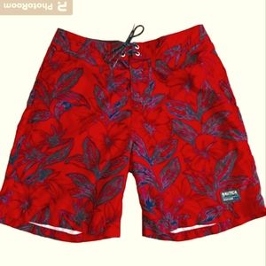 Mens Nautica Boardshorts Size 34
